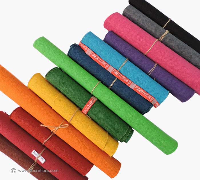 Colored jute fabrics from Bangladesh supplier